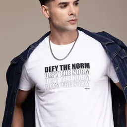 FCUK Men Typography Printed Pure Cotton Bio Finish T-shirt-picture-24