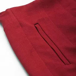 urbangrace by kassually KASSUALLY Women Maroon Solid Peg Trousers image 4