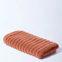 Westside Home Rust Self-Striped Hand Towel image 2