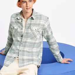 Aeropostale Tartan Checks Opaque Pure Cotton Casual Shirt image 1