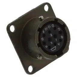 AMPHENOL INDUSTRIAL CIRCULAR CONNECTOR, RECEPTACLE, SIZE 12, 10 POSITION, BOX, PT02A-12-10S-picture-33