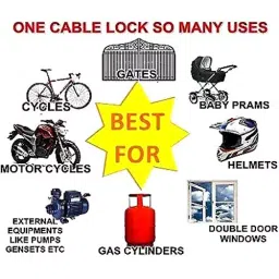 Cartronics 4 Digit Password Bike Number Lock  for TVS Wego image 2