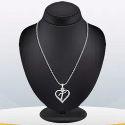 Lila Silver-Plated Heart Shaped Pendants with Chains image 2