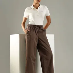 Tommy Hilfiger Women Regular Fit Mid Rise Trousers image 5