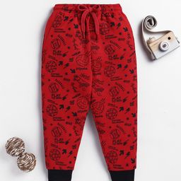 Here&Now X Game Begins Boys Conversational Printed Joggers-picture-38