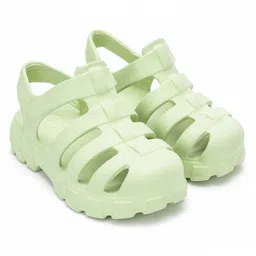 HOPPA SWEDEN Solid Gladiator Style Clogs - Mint image 1