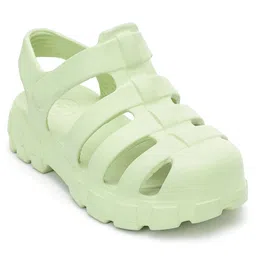 HOPPA SWEDEN Solid Gladiator Style Clogs - Mint image 3