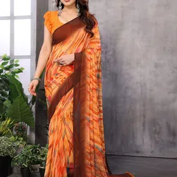 Moda Rapido Printed Pure Georgette Saree-picture-21