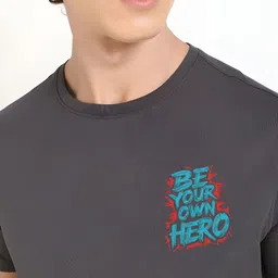 SZN Men Typography Printed T-shirt image 4