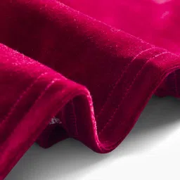 Mark & Mia Full Sleeves Winter Frock with Lace Detailing - Maroon image 4