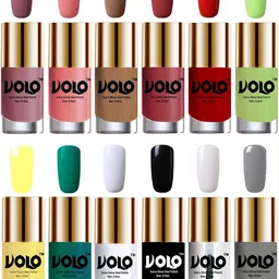 VOLO Set Of 12 Luxury Super Shine Nail Polish - 10 ml Each-Combo-No-235 image 1