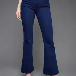 Miss Chase Women Bootcut High-Rise Stretchable Jeans-image-50
