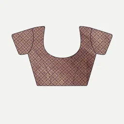 AKSH FASHION Orange Silk Blend Sarees image 4