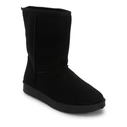 Truffle Collection Black Solid Boots image 2