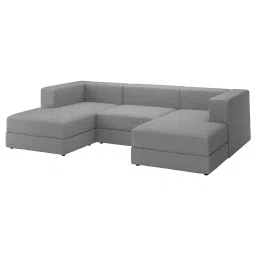 ikea jättebo 3,5-seat mod sofa w chaise longues, armrests/Tonerud grey-picture-13