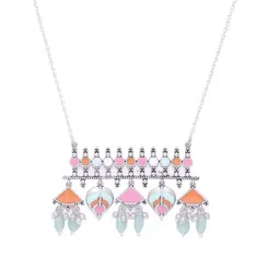 OPUS GEMS Silver-Plated Necklace and Chains image 5