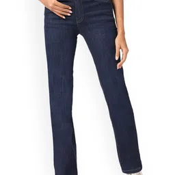 Kraus Jeans Women Straight Fit High-Rise Light Fade Stretchable Jeans-image-35