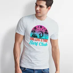 Seekbuylove Men Printed Bio Finish T-shirt image 4