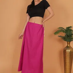 Trendzmy Cotton Flared Saree Petticoat image 4