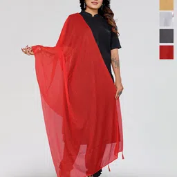 Moda Rapido Selection Of 5 Striped Dupatta-image-96