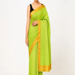 yashvi fab Women Woven Design Pure Cotton Banarasi Sarees Without Blouse Piece-image-85
