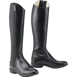 fouganza Adult Horse Riding Leather Jodhpur Boots 560 Black image 2