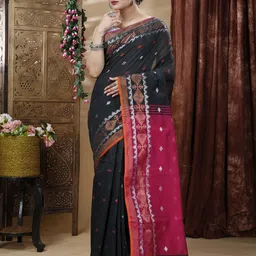 SLAGHA Woven Design Zari Banarasi Saree image 2