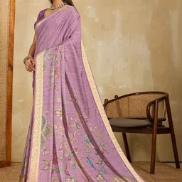 Mitera Ethnic Motifs Pure Crepe Handloom Saree-picture-11