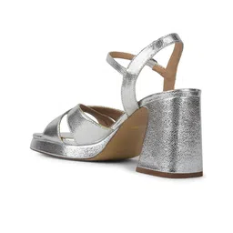 Nine West Leather Ethnic Block Sandals image 5