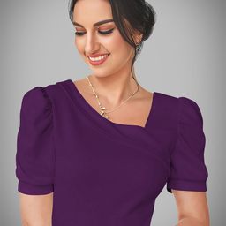 Dream Beauty Fashion Women Puff Sleeve Fitted Top-picture-10