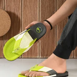 doctor health super soft FOOTUP Men Colourblocked Thong Flip-Flops image 5