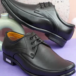 TRM Men Synthetic Leather Lace-Ups Oxfords-image-9