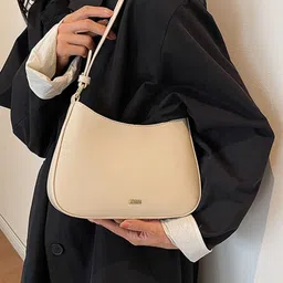 KPOP Women Solid Structured Shoulder Bag-picture-17
