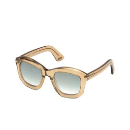 Tom Ford Women Green Lens & Brown Square Sunglasses with UV Protected Lens-picture-37