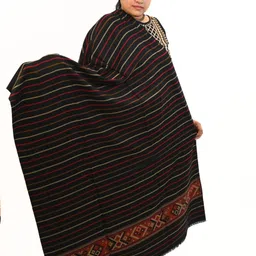 Vrinde Women Striped Printed Shawl-image-88