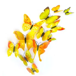 Asian royal 12Pcs Yellow & Orange-Colored Printed Waterproof Wall Sticker-image-98