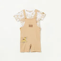 Juniors by Lifestyle Boys Printed Dungarees-picture-35