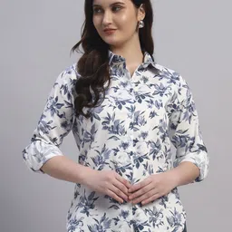 rare camel Women Regular Fit Printed Spread Collar Casual Shirt-picture-21