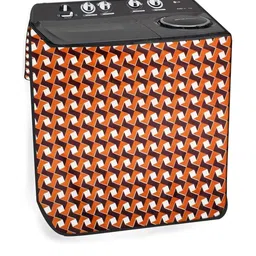 The Furnishing Tree Orange Plastic Washing Machine Cover-picture-10