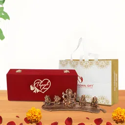 INTERNATIONAL GIFT Brown Ganesh Religious Idol Showpiece-picture-34