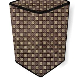 The Furnishing Tree Washing Machine Cover Basketweave Pattern Brown Compatible for Whirlpool 7 Kg F image 4