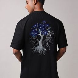 Mad Over Print Men Cotton Printed Drop-Shoulder Sleeves T-shirt-picture-18