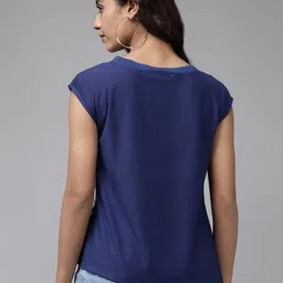 BAESD Floral Print Extended Sleeves Georgette Top image 4