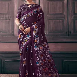 SANISA Batik Handloom Saree-picture-32