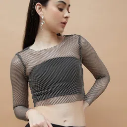 Ginger by Lifestyle Women Solid Sleeveless T-shirt image 5