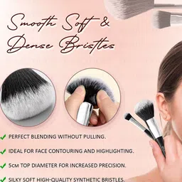 MAJESTIQUE Set Of 2 Blush & Highlighter Brush Set image 5