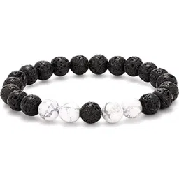Divine souvenirs Unisex Artificial Beaded Elasticated Bracelet-picture-30
