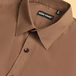 DON VINO Relaxed Spread Collar Regular Fit Casual Shirt image 4