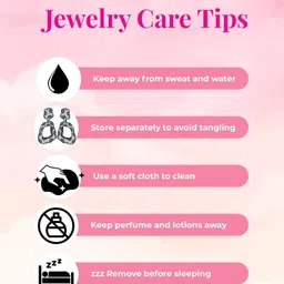 ToniQ Gold Plated Pearls Studded Floral Shaped Studs image 4