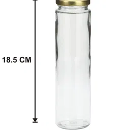 SOMIL Transparent Glass Water Bottle image 4